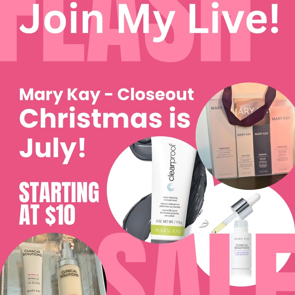 Mary Kay Skincare Collection - Pink and White